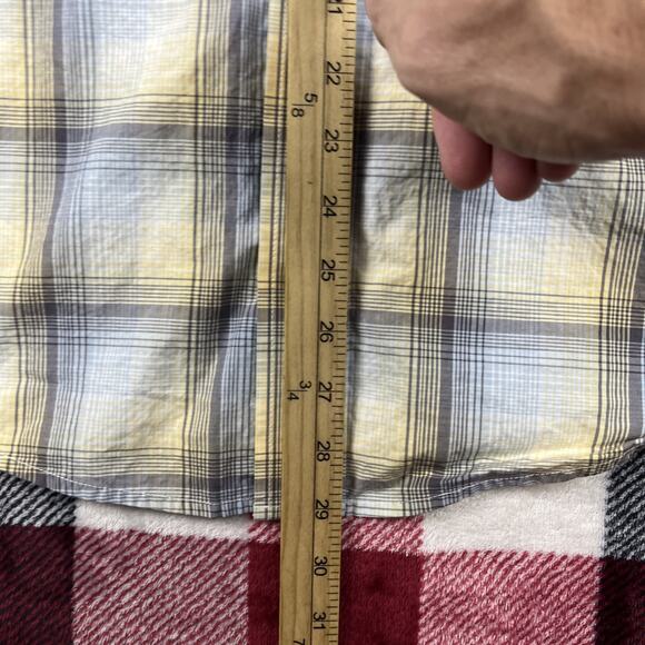 Cinch Shirt Mens XS Plaid Button Up Short Sleeve Western Cowboy Preppy Rodeo - Picture 6 of 8